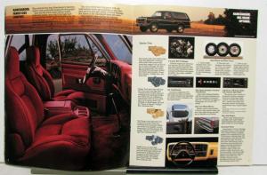 1989 Dodge Trucks Ramcharger Packages Interior Exterior Dimensions Brochure