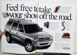 2000 Dodge Durango Dimensions Features Specifications Color Options Brochure