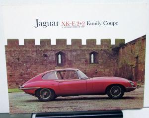 1966 Jaguar Dealer Sales Brochure XKE 2+2 Coupe