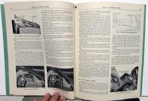 1955 Ford Dealer Fordomatic Transmission Service Shop Manual Repair Car Truck