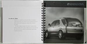 2002 Buick Rendezvous Media Information Press Kit