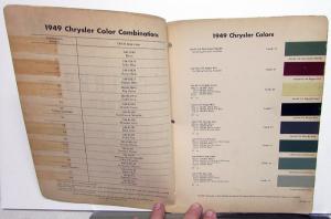 1949 Chrysler Paint Chips DuPont Bulletin No 16 REVISED 3/31/50