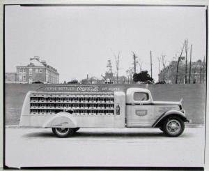 1930 White Truck Press Photo - Serve Bottled Coca-Cola - Coke - Enlargement