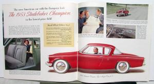 1953 Studebaker Sales Brochure The New American Car With The European Look