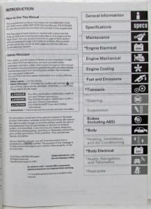 2006 2007 Honda Civic GX Service Shop Repair Manual Supplement