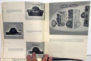 1951 1952 Buick Dynaflow Transmission Service Shop Manual You