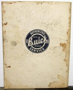 1951 1952 Buick Dynaflow Transmission Service Shop Manual You