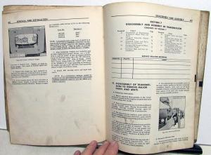 1948 1949 1950 Buick Dealer Dynaflow Transmission Service Shop Repair Manual