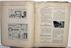 1938 Buick Self-Shifting Transmission Service Shop Repair Manual Set Series 40