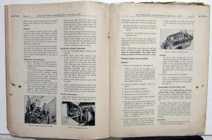 1938 Buick Self-Shifting Transmission Service Shop Repair Manual Set Series 40