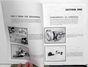 1946-1955 General Motors GM Hydra-Matic Transmission Service Manual Repro