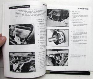 1946-1955 General Motors GM Hydra-Matic Transmission Service Manual Repro