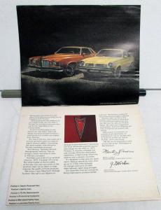 1975 Pontiac Dealer New Models Introduction Mailer Sales Brochure Full Line