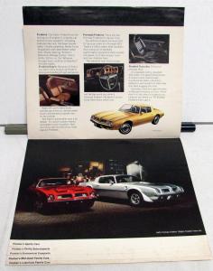 1975 Pontiac Dealer New Models Introduction Mailer Sales Brochure Full Line