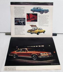 1975 Pontiac Dealer New Models Introduction Mailer Sales Brochure Full Line