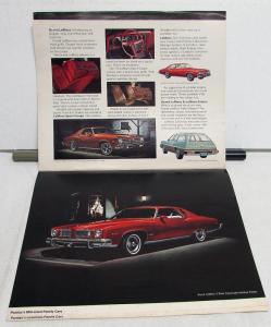 1975 Pontiac Dealer New Models Introduction Mailer Sales Brochure Full Line