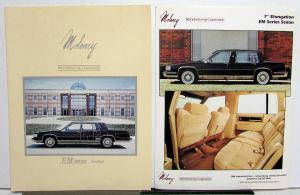 1986 1987 Maloney Cadillac EM Series Sedan Limousine Sales Set