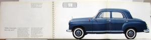 1959 Mercedes-Benz 190 D German Text Foreign Dealer Sales Brochure