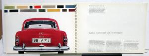 1959 Mercedes-Benz 190 D German Text Foreign Dealer Sales Brochure