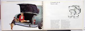 1959 Mercedes-Benz 190 D German Text Foreign Dealer Sales Brochure