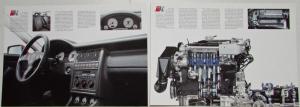 1991-1993 Audi Coupe S2 Oversized Media Info Sales Data Sheets - German Text