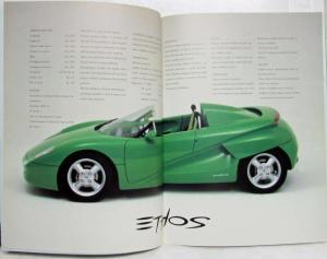 1992 Pininfarina Ethos Media Info Press Kit - Turin Motor Show - Italian Text