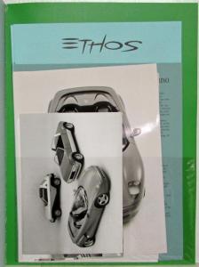 1992 Pininfarina Ethos Media Info Press Kit - Turin Motor Show - Italian Text