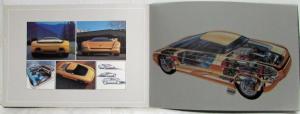 1990 Chevy Corvette Nivola and 1991 Lotus Emotion Concepts by Bertone Press Kit