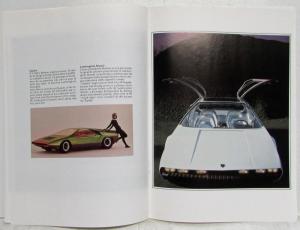 1990 Chevy Corvette Nivola and 1991 Lotus Emotion Concepts by Bertone Press Kit