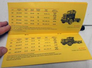 1974 Brockway Trucks Huskie Team Dealer Sales Brochure Features Specifications