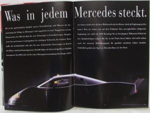 1992 Mercedes-Benz Ihr guter Stern auf allen Straßen Sales Brochure German Text