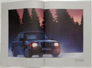1992 Mercedes-Benz Echelle de Valeurs Sales Brochure - French Text