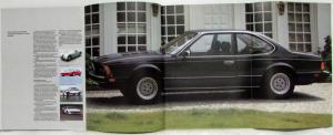 1981 BMW 633CSi Sales Brochure