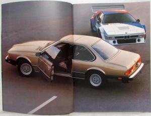 1981 BMW 633CSi Sales Brochure