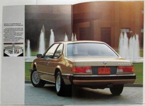 1981 BMW 633CSi Sales Brochure