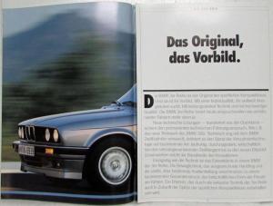 1989 BMW 316i 318i 320i 325i 325iX Sales Brochure - German Text