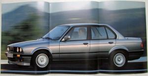 1989 BMW 316i 318i 320i 325i 325iX Sales Brochure - German Text