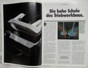 1989 BMW 316i 318i 320i 325i 325iX Sales Brochure - German Text