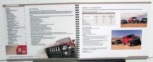 2005 Hummer H3 Dealer Details Facts Data Book Sales Reference Album