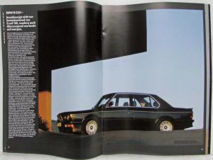 1985 BMW M535i and M535i Katalysator Sales Brochure - German Text