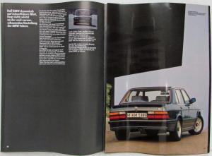 1985 BMW M535i and M535i Katalysator Sales Brochure - German Text