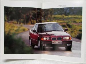 1992 BMW 3 Series Sedans Sales Brochure - German Text