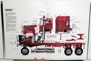 1986 Western Star Trucks Dealer Sales Brochure Semi Truck Tractor W/Cover