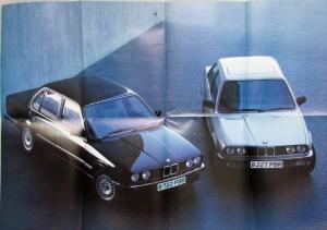 1985 BMW 316 318i 320i 323i Sales Folder Poster