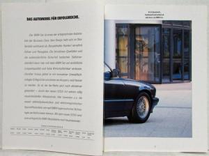 1992 BMW 5 Series Sales Brochure - German Text