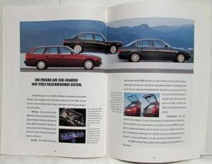 1992 BMW 5 Series Sales Brochure - German Text