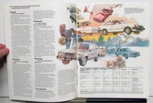 1981 Ford Recreation Vehicles Granada Mustang Thunderbird Escort Pickups Guide