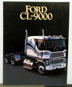 1985 Ford CL-9000 Trucks Specifications Optional Equipment Sales Brochure