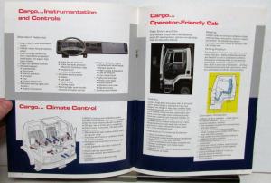 1985 Ford Cargo Turbo Diesel Specifications Diagrams Optional Equipment Brochure