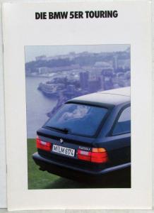 1992 BMW 5 Series Touring Sales Brochure - German Text